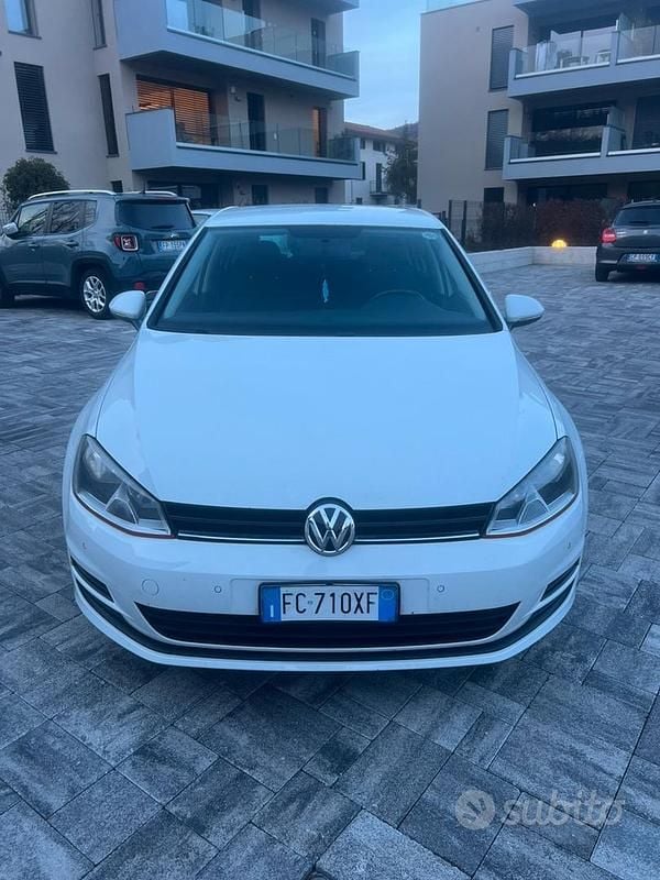 Usata VW Golf VII 90 CV (66 kW) 2016 Bianco Berlina