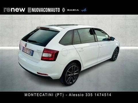 Usata Skoda Rapid Design Edition 90 CV (66 kW) 2018 Bianco Utilitaria