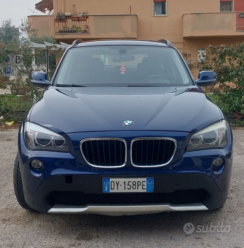 Usata BMW X1 177 CV (130 kW) 2009 Blu SUV