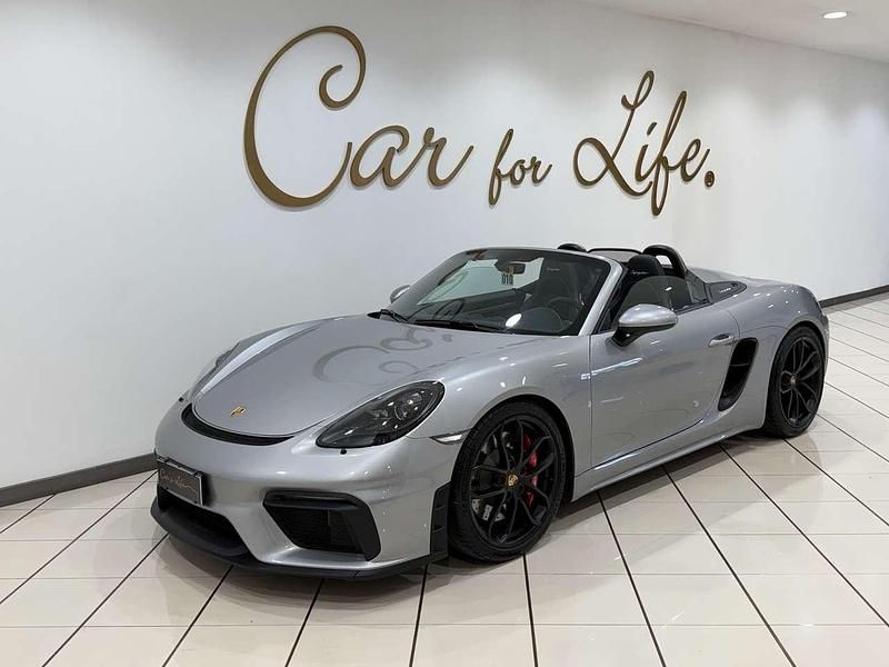Usata Porsche 718 Spyder 420 CV (308 kW) 2023 Argento Cabrio