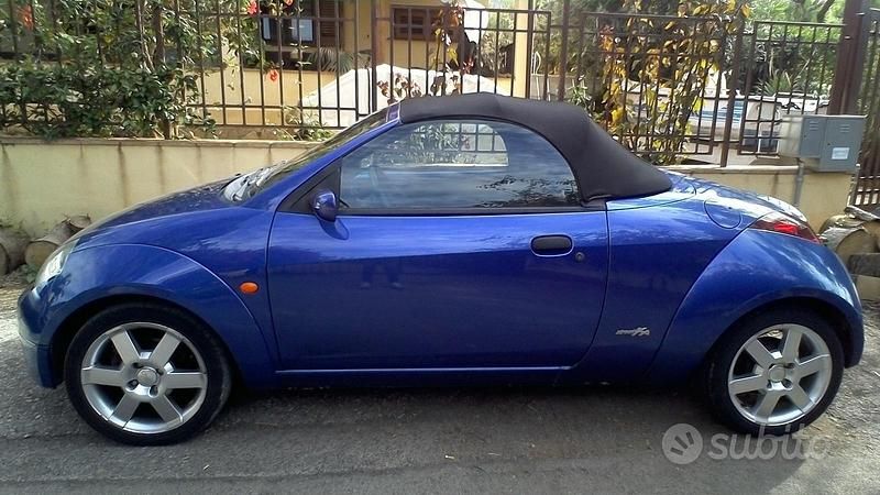 Usata Ford StreetKa 95 CV (69 kW) 2004 Blu Cabrio