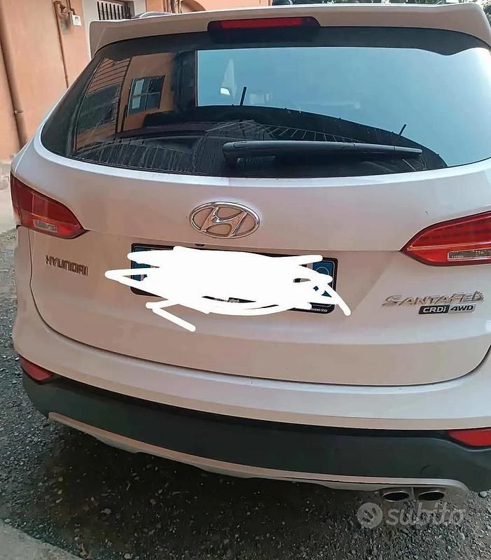 Usata Hyundai Santa Fe 150 CV (110 kW) 2014 Bianco SUV