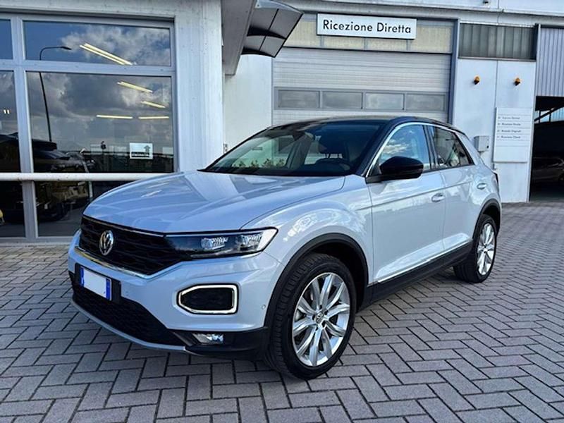 Usata VW T-Roc Advance 150 CV (110 kW) 2019 White silver met SUV