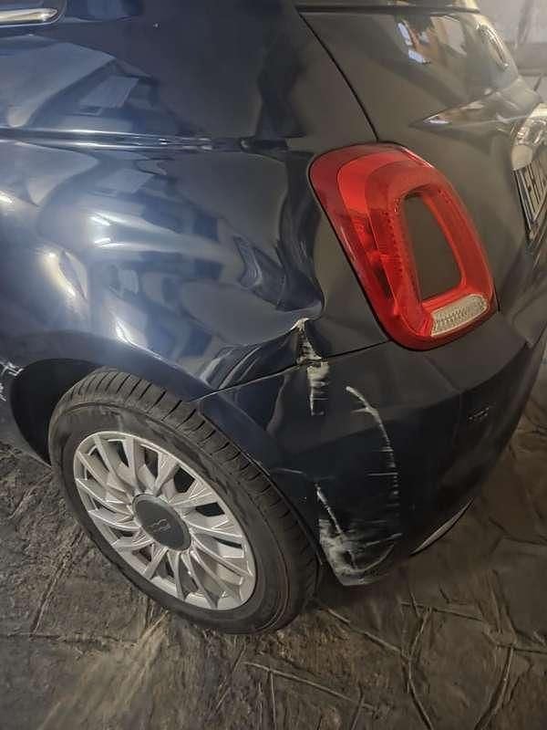 Blu/azzurro Usata 2017 Fiat 500 Lounge Due volumi | 7400 € (Super prezzo) - Immagine 1/4