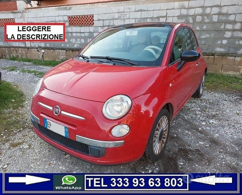 Usata Fiat 500 Lounge 69 CV (50 kW) 2013 Rosso Berlina