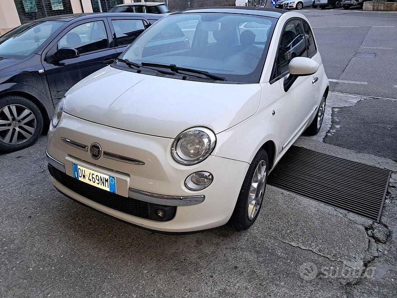 Usata Fiat 500C 69 CV (50 kW) 2009 Bianco Cabrio