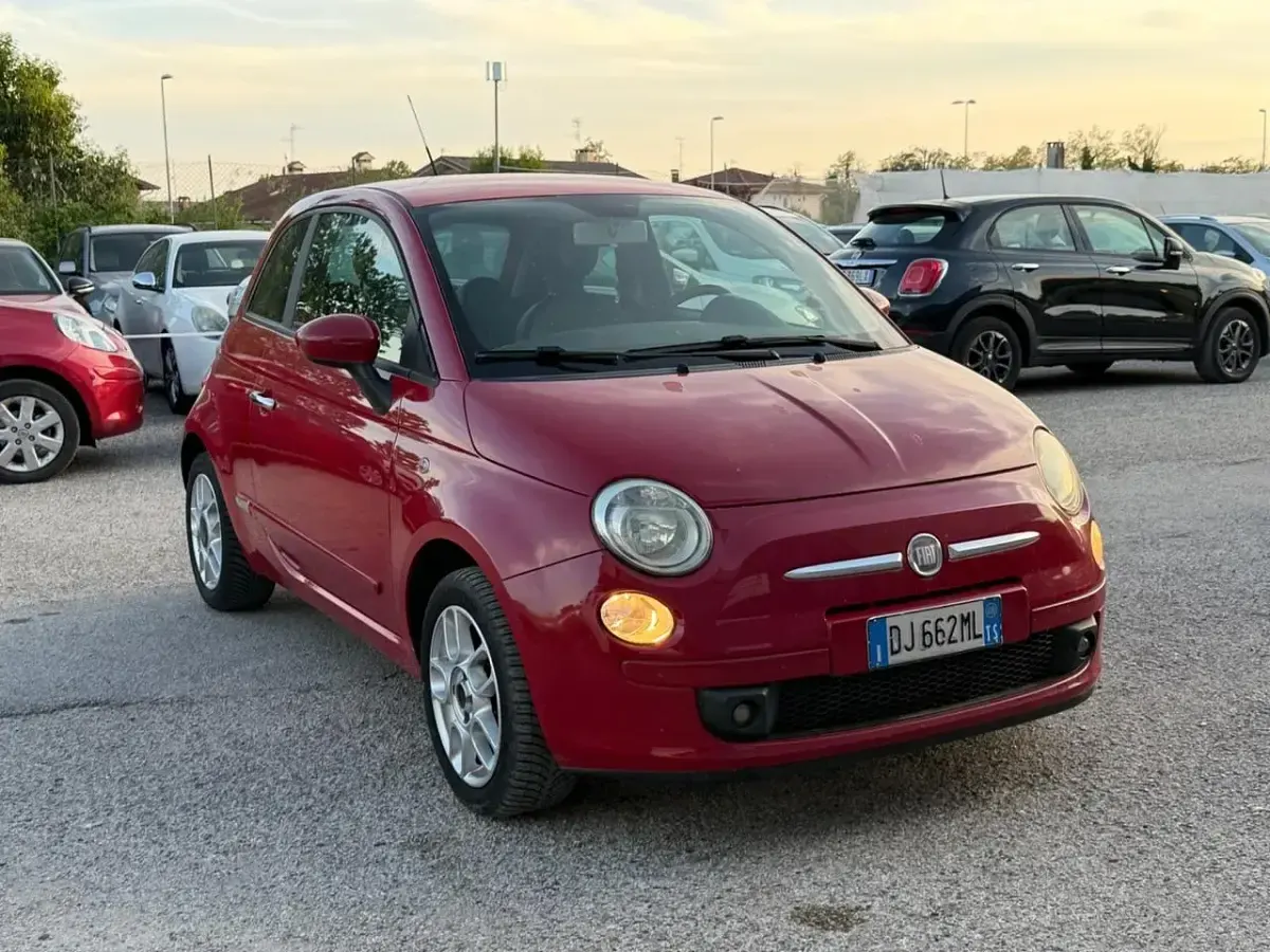 Usata Fiat 500 Pop 75 CV (55 kW) 2008 Rosso Berlina