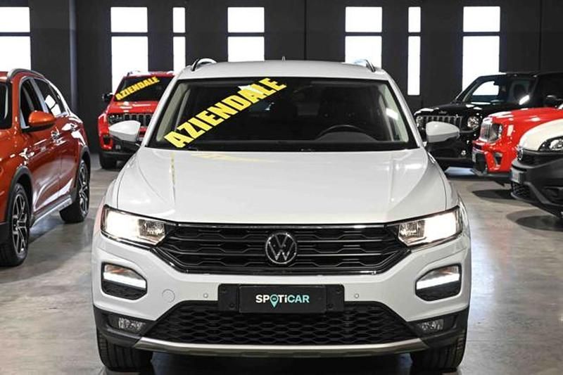 Usata VW T-Roc Advance 150 CV (110 kW) 2021 Bianco pastello SUV