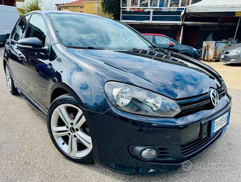 Usata VW Golf VI Highline 104 CV (76 kW) 2011 Nero Utilitaria