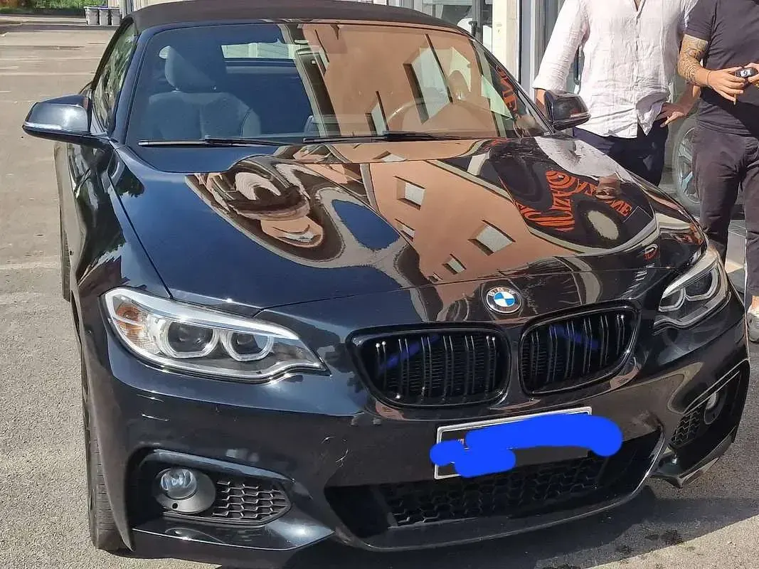 Usata BMW 218 M Sport 150 CV (110 kW) 2017 Nero Cabrio