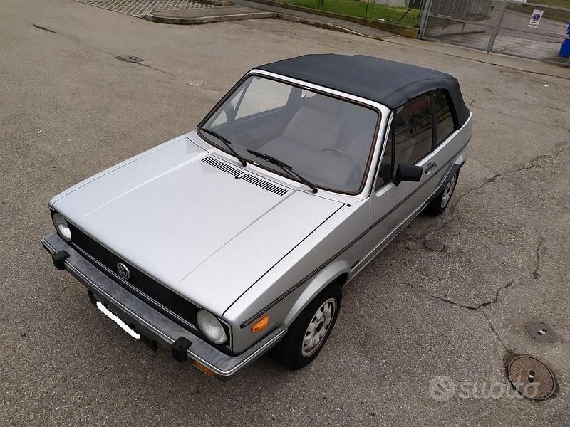 Usata VW Golf Cabriolet 50 CV (36 kW) 1983 Grigio Cabrio