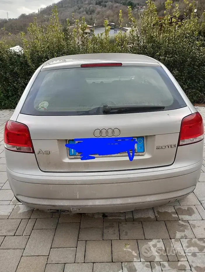Usata Audi A3 140 CV (102 kW) 2007 Grigio Utilitaria
