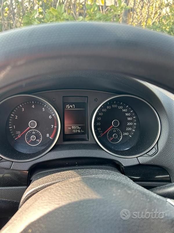 Usata VW Golf VI R-line 122 CV (89 kW) 2010 Bianco Utilitaria