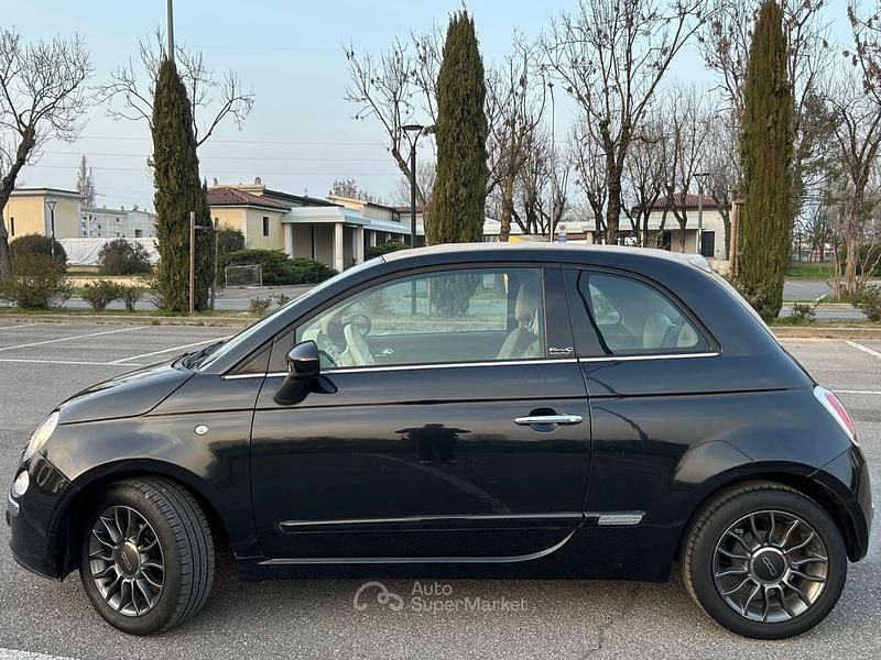 Usata Fiat 500C Lounge 69 CV (50 kW) 2011 Nero Cabrio