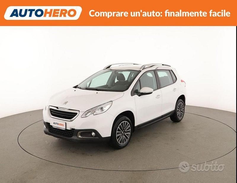 Usata Peugeot 2008 Active 82 CV (60 kW) 2015 Bianco SUV