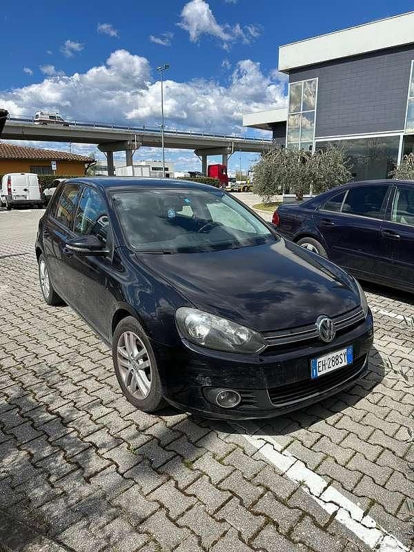Usata VW Golf VI Highline 105 CV (77 kW) 2011 Nero Utilitaria