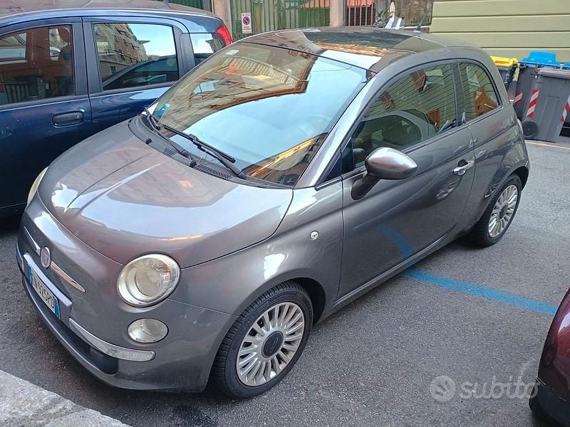 Usata Fiat 500 Lounge 95 CV (69 kW) 2010 Grigio Berlina