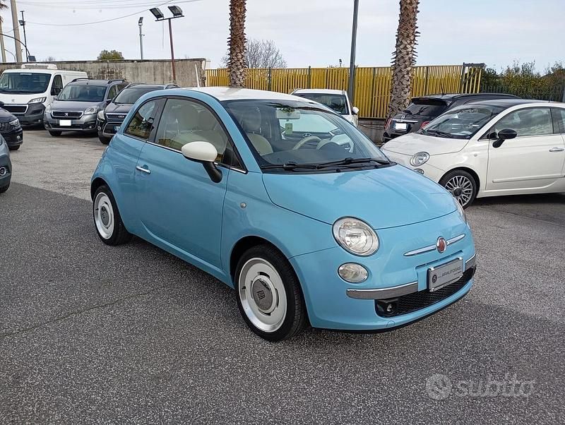 Usata Fiat 500 69 CV (50 kW) 2015 Blu Berlina