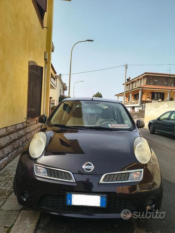Usata Nissan Micra 2010 Nero Utilitaria