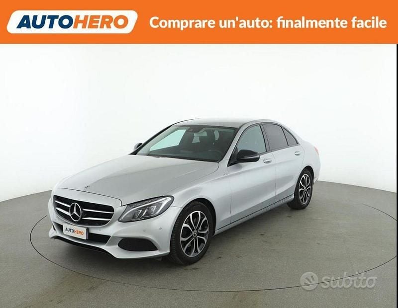 Usata Mercedes C220 169 CV (124 kW) 2018 Grigio Berlina
