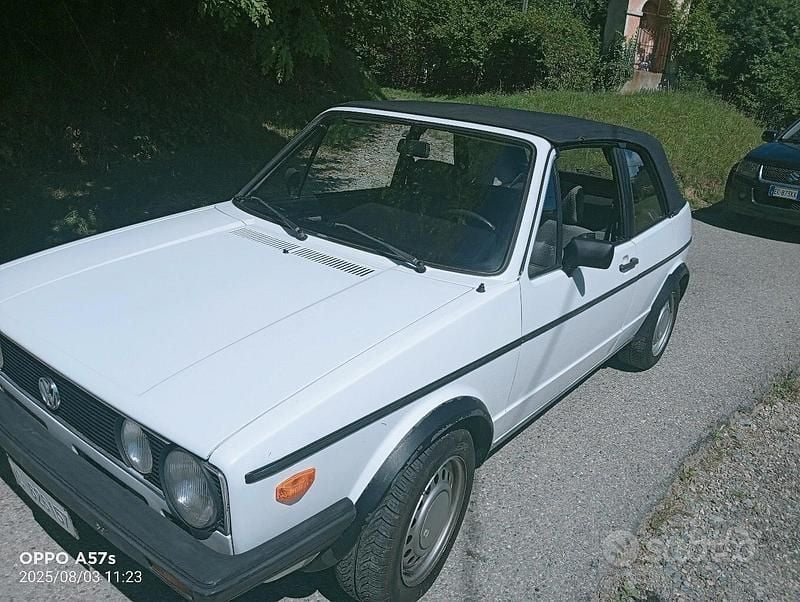 Usata VW Golf Cabriolet 1983 Bianco Cabrio