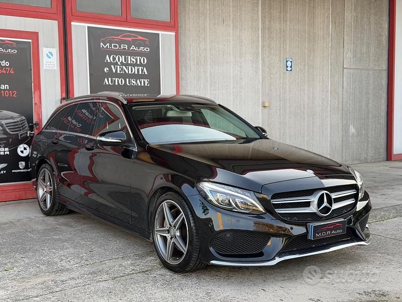 Usata Mercedes C220 Premium 170 CV (125 kW) 2015 Nero Station wagon