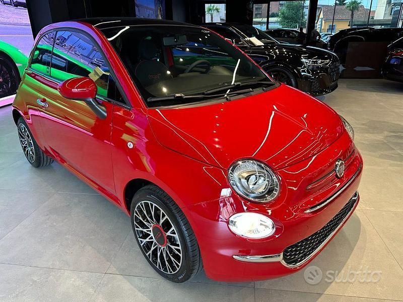 Usata Fiat 500 Red 69 CV (50 kW) 2023 Rosso metallizzato Utilitaria