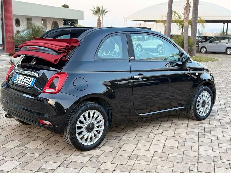 Usata Fiat 500C Lounge 69 CV (50 kW) 2020 Nero Cabrio