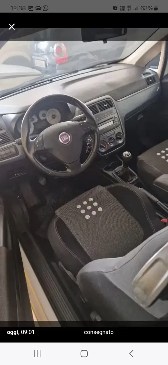 Usata Fiat Grande Punto Sport 120 CV (88 kW) 2008 Bianco Utilitaria