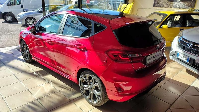 Usata Ford Fiesta ST-Line 125 CV (91 kW) 2018 Rosso Utilitaria
