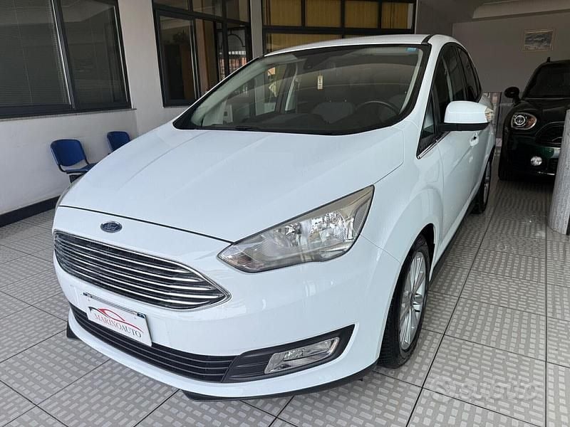 Usata Ford C-MAX Titanium X 125 CV (91 kW) 2015 Bianco Monovolume