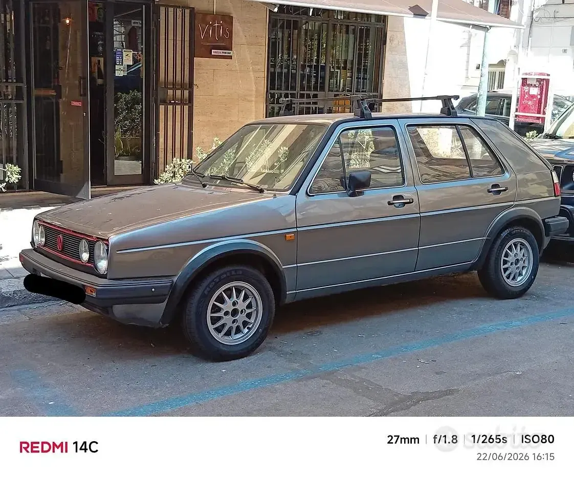 Usata VW Golf II 54 CV (39 kW) 1986 Grigio Utilitaria