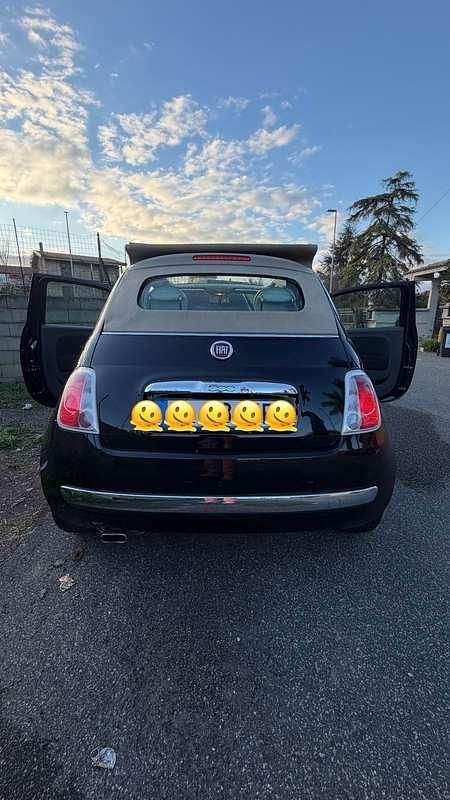 Usata Fiat 500C Lounge 69 CV (50 kW) 2015 Nero Cabrio