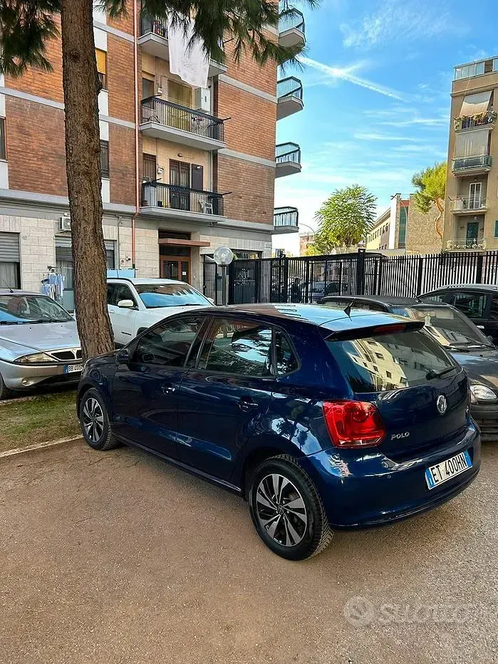 Usata VW Polo 75 CV (55 kW) 2013 Blu Berlina