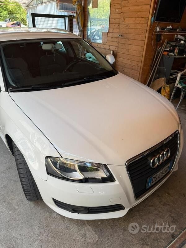 Usata Audi A3 140 CV (102 kW) 2009 Bianco Berlina