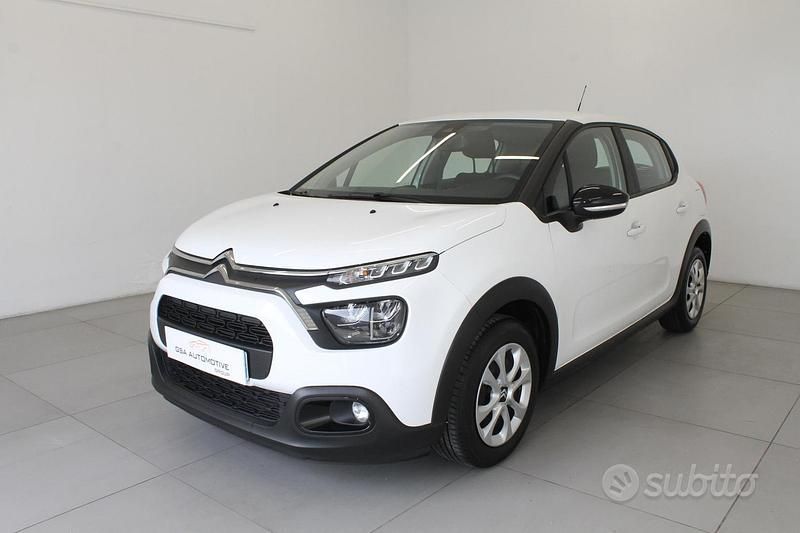 Usata Citroën C3 Feel 83 CV (61 kW) 2021 Bianco Utilitaria