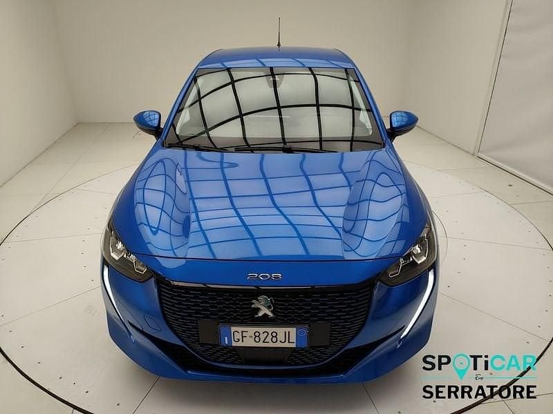 Usata Peugeot e-208 Allure 100 kW (136 CV) 2021 Blu Utilitaria