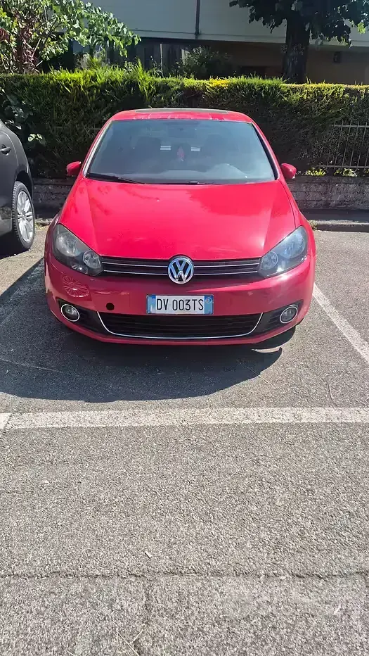 Usata VW Golf VI 160 CV (117 kW) 2009 Rosso Utilitaria