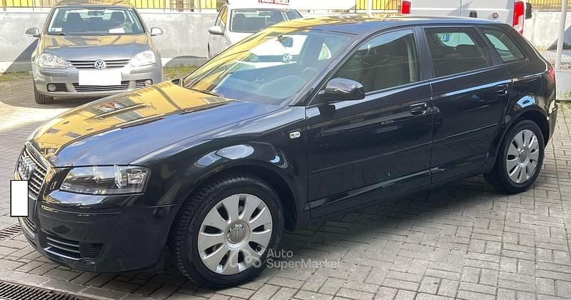 Usata Audi A3 Ambition 105 CV (77 kW) 2007 Nero Utilitaria