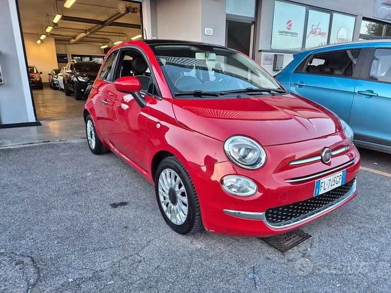 Usata Fiat 500 Lounge 69 CV (50 kW) 2017 Rosso Berlina