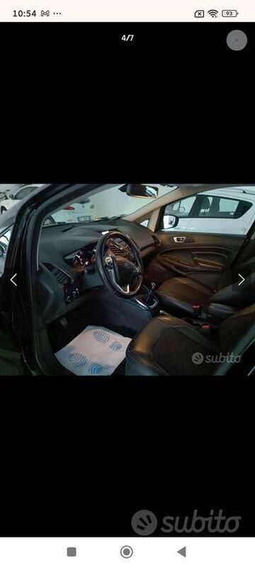 Usata Ford Ecosport 125 CV (91 kW) 2015 Nero SUV