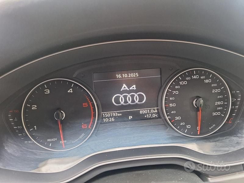 Usata Audi A4 150 CV (110 kW) 2017 Nero Berlina