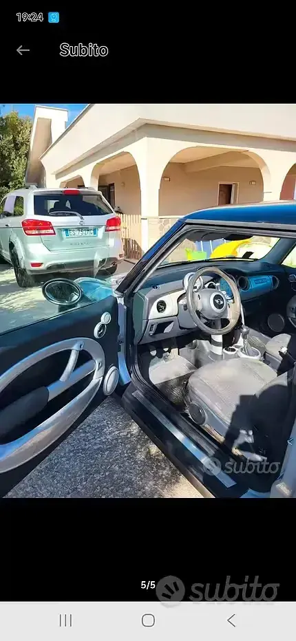 Usata Mini Cooper 116 CV (85 kW) 2003 Grigio Utilitaria