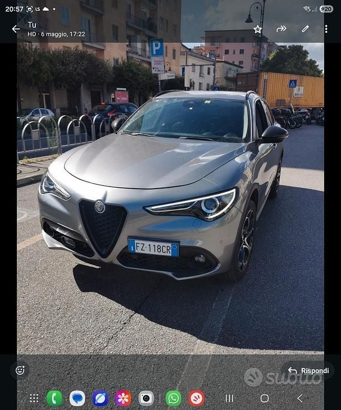 Usata Alfa Romeo Stelvio 190 CV (139 kW) 2019 Grigio SUV