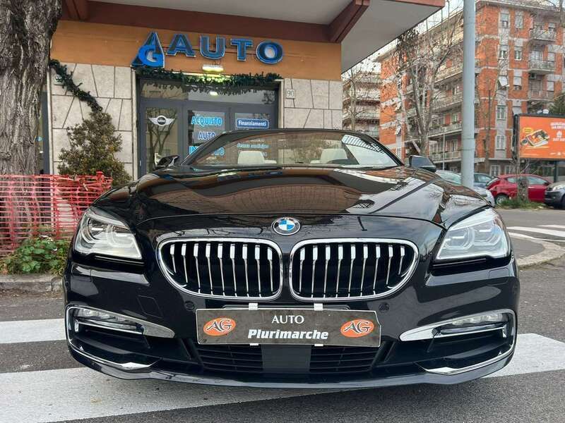 Usata BMW 640 Cabriolet M Sport 313 CV (230 kW) 2015 Nero Cabrio