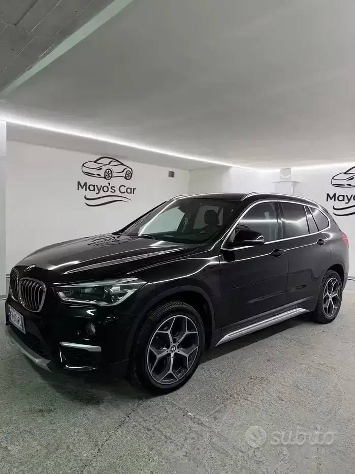 Usata BMW X1 Efficient Dynamics 150 CV (110 kW) 2018 Nero SUV