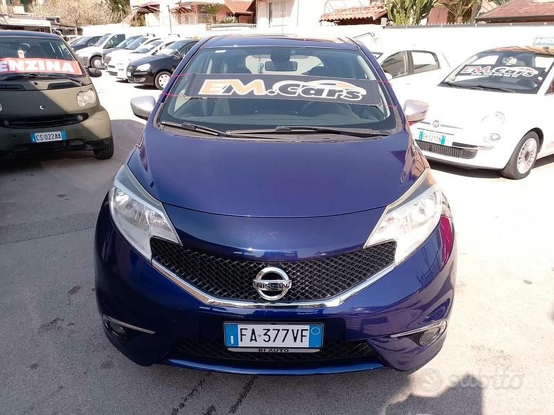Usata Nissan Note N-TEC 90 CV (66 kW) 2015 Blu Utilitaria