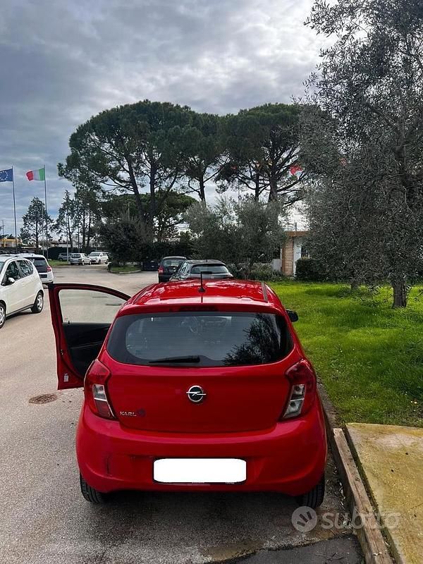 Usata Opel Karl 75 CV (55 kW) 2016 Rosso Utilitaria