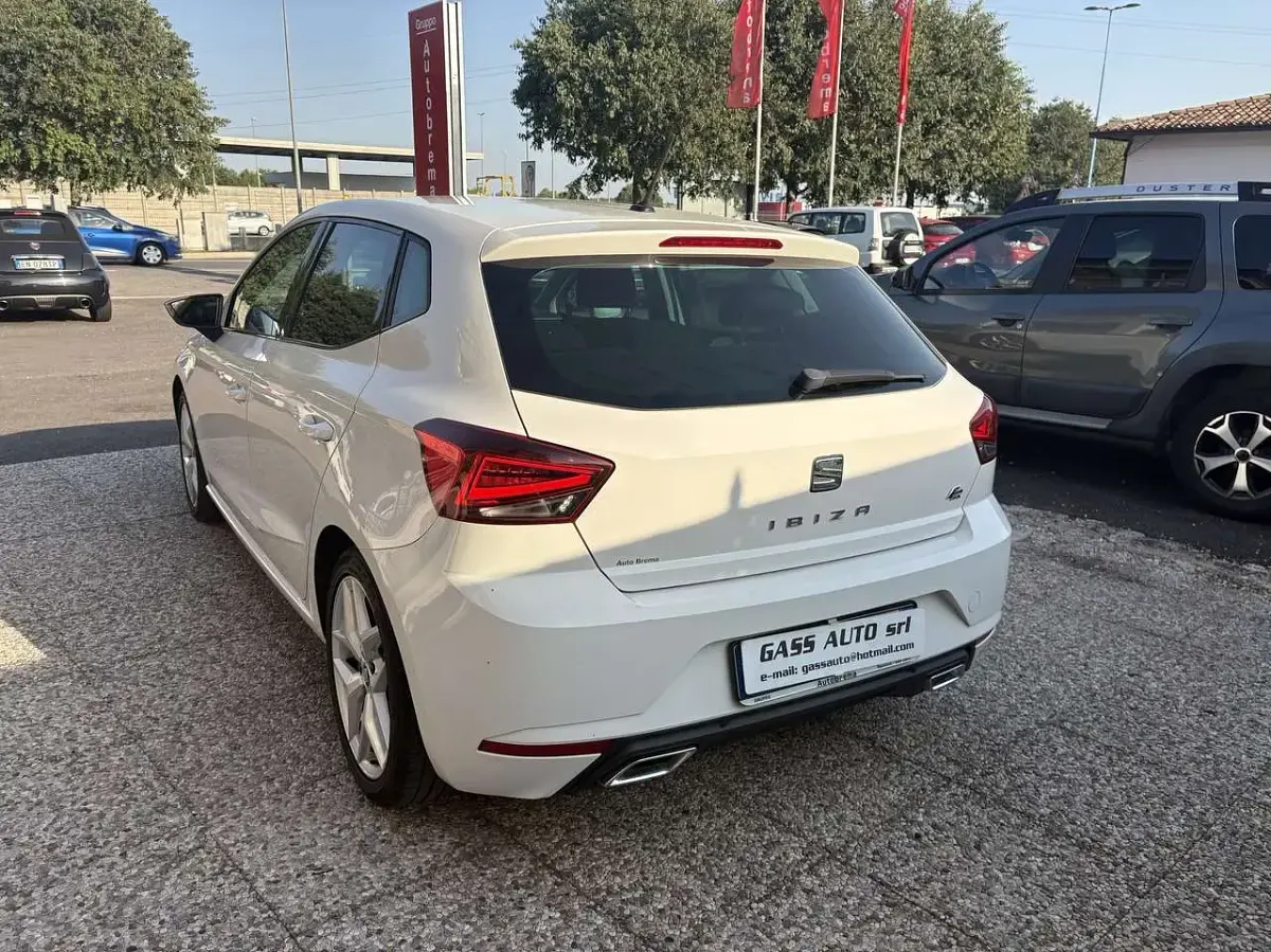 Usata Seat Ibiza FR 116 CV (85 kW) 2017 Bianco Berlina