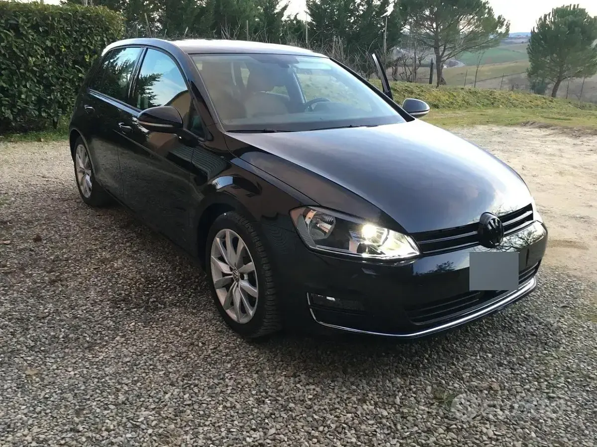 Usata VW Golf VII Highline 125 CV (91 kW) 2016 Nero Berlina